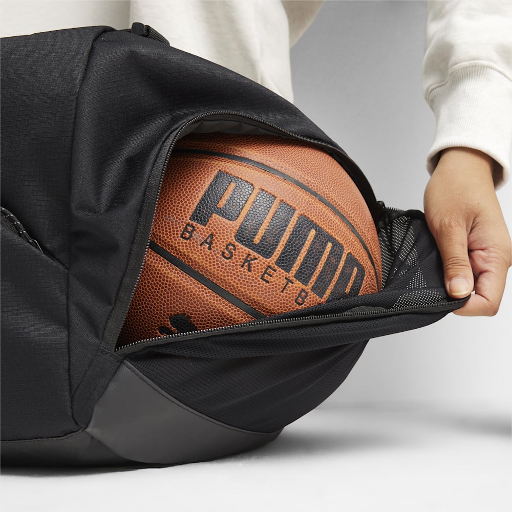 Puma Basketball Pro Duffel Bag - Black-White