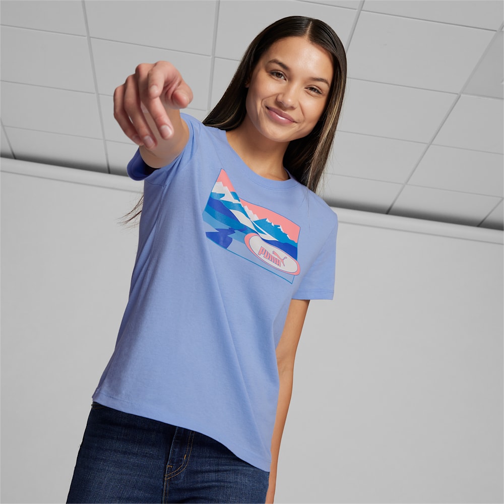 Puma Trail Remix Tee - Blissful Blue