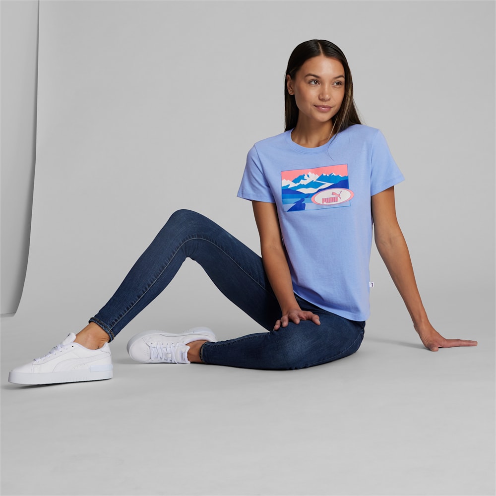 Puma Trail Remix Tee - Blissful Blue