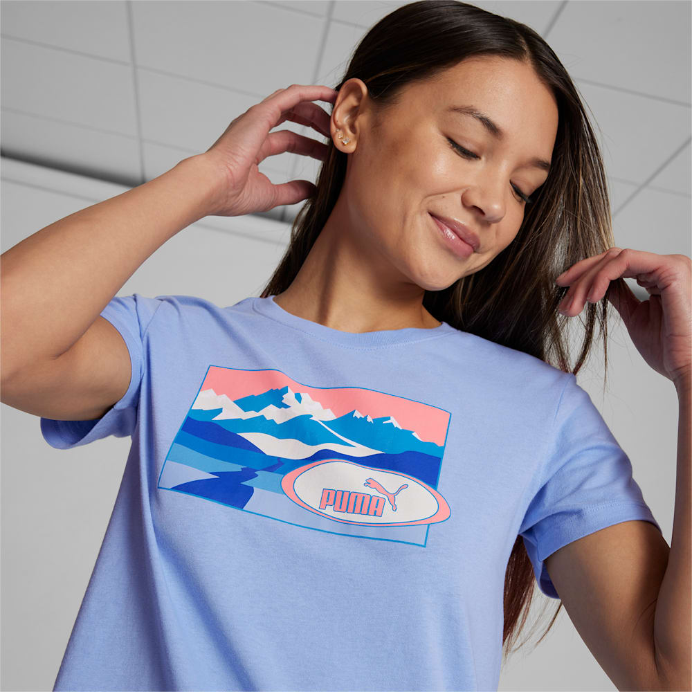 Puma Trail Remix Tee - Blissful Blue