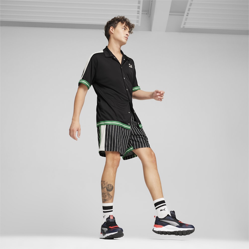 Puma For the Fanbase T7 Mesh Shorts - Black-AOP