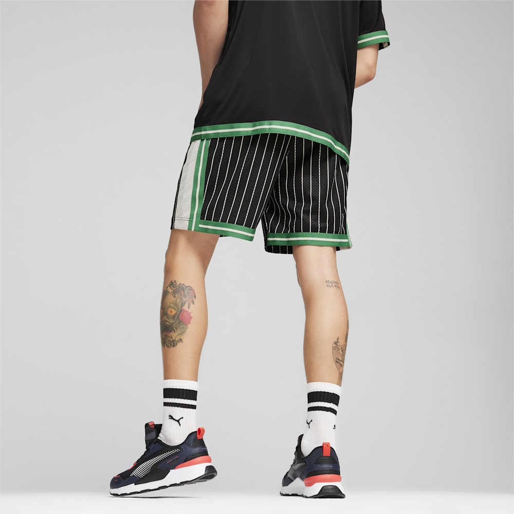 Puma For the Fanbase T7 Mesh Shorts - Black-AOP