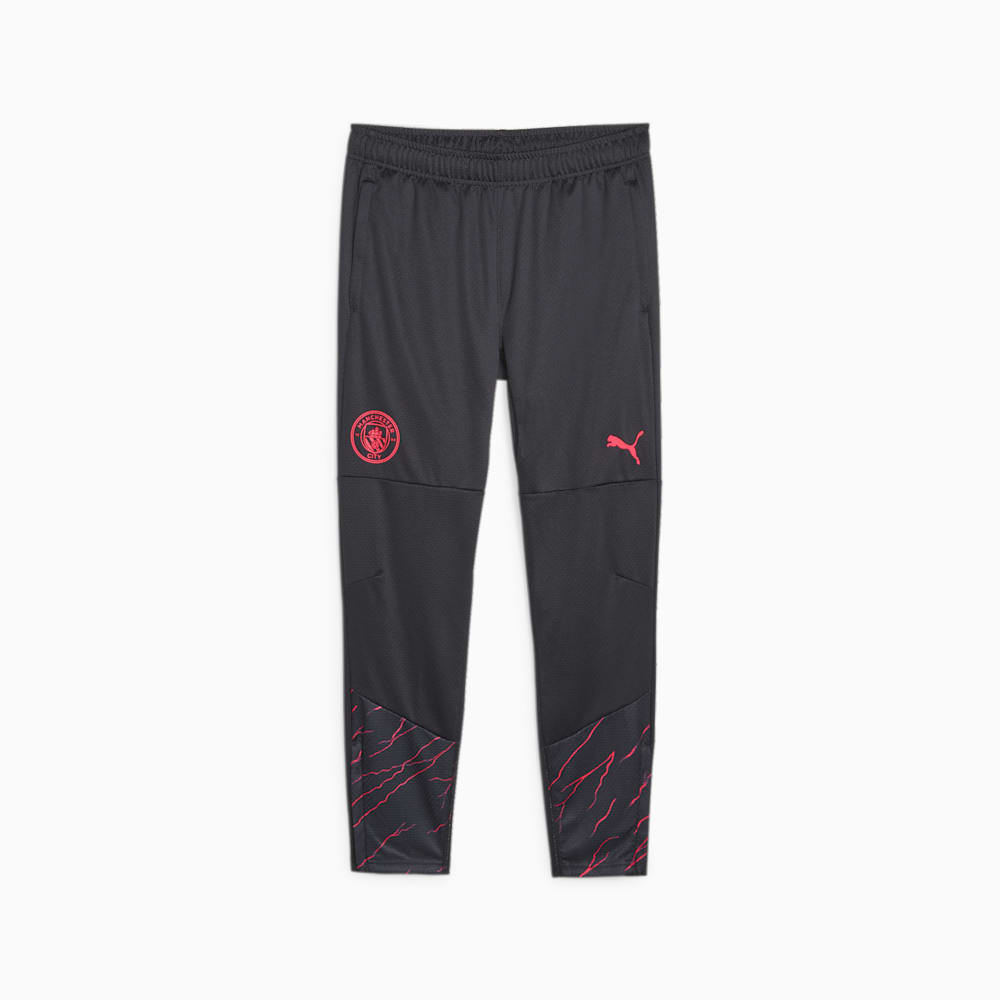 Puma Manchester City Soccer Training Sweatpants - Dark Navy-Sunset Glow