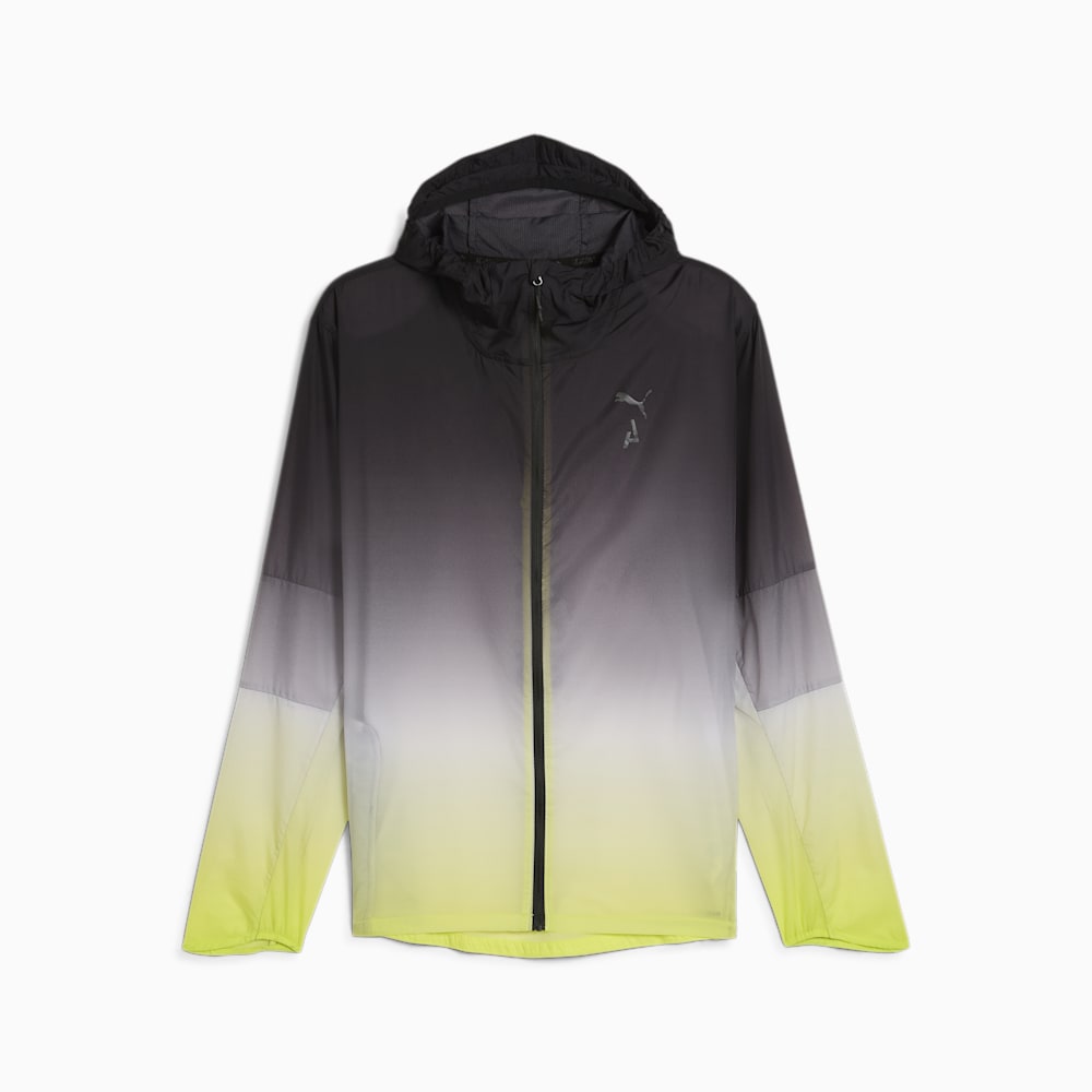 Puma SEASONS Ultra Trail Jacket - Lime Pow-fade print