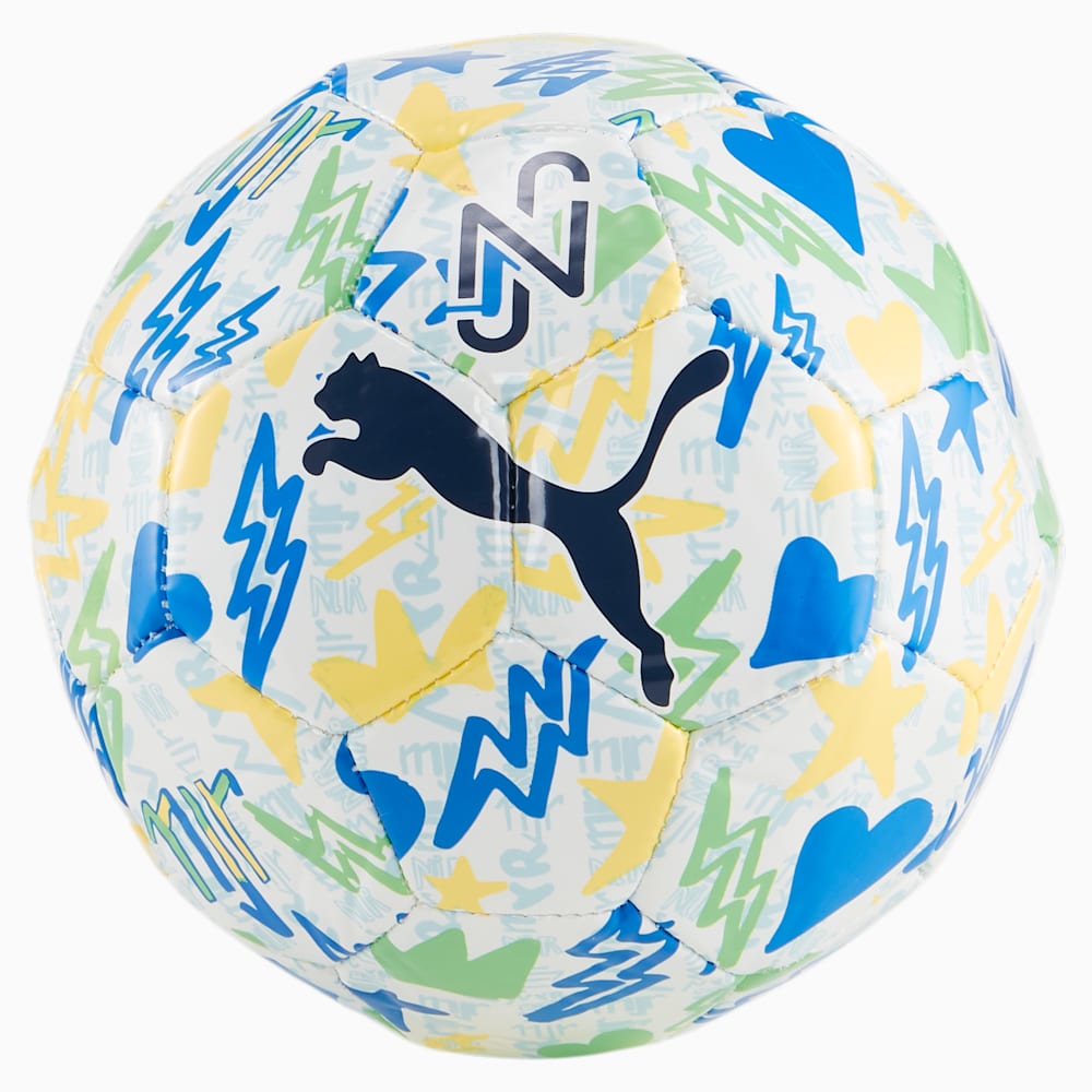 Puma NEYMAR JR Graphic Mini Soccer Ball - White-multicolor