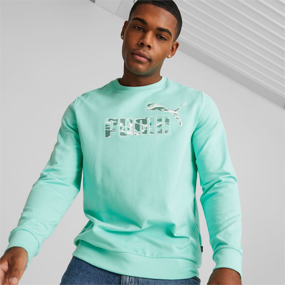 Puma Summer Splash Crew Neck Sweatshirt - Mint