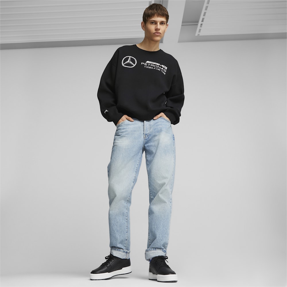 Puma Mercedes AMG-Petronas F1® Statement Knitted Motorsport Sweater - Black