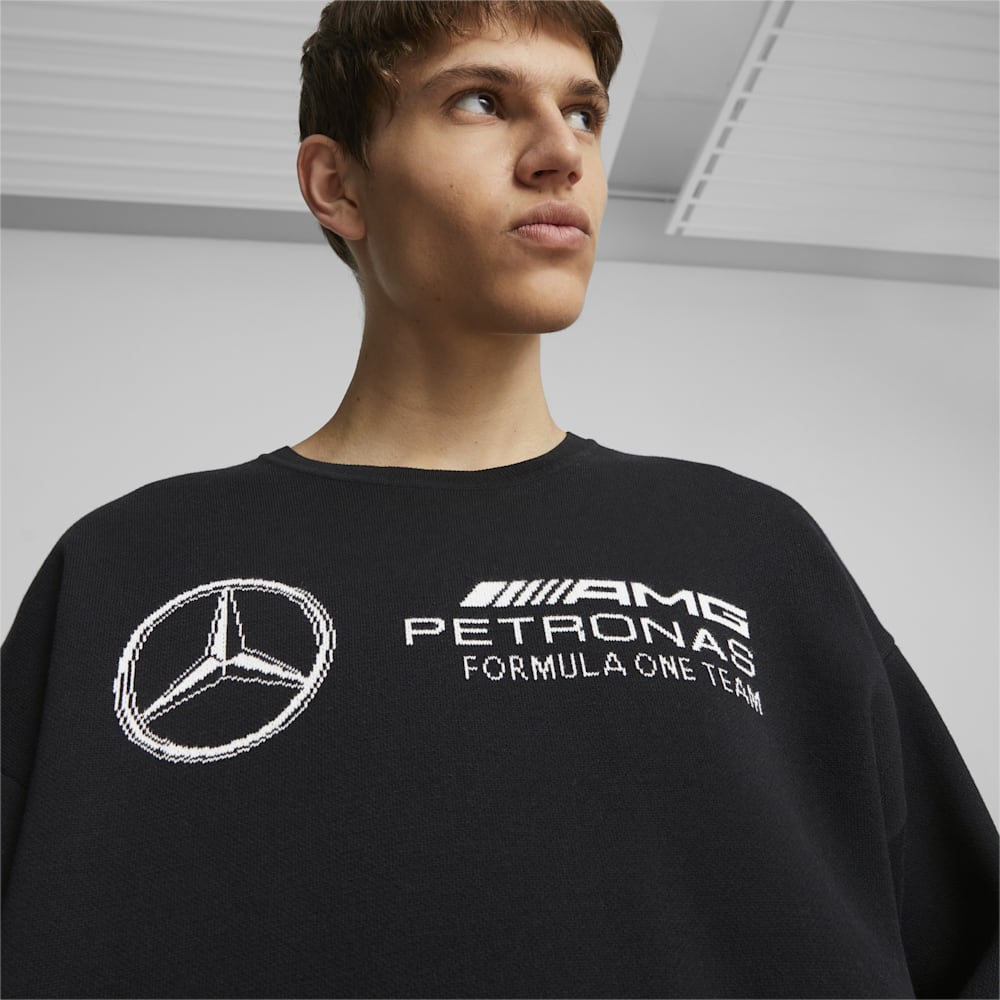 Puma Mercedes AMG-Petronas F1® Statement Knitted Motorsport Sweater - Black