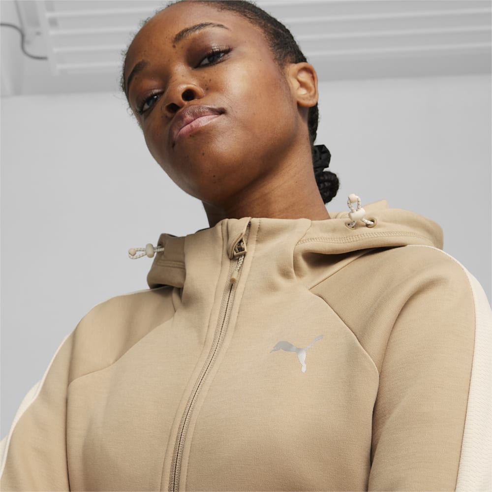 Puma EVOSTRIPE Full-Zip Hoodie - Prairie Tan