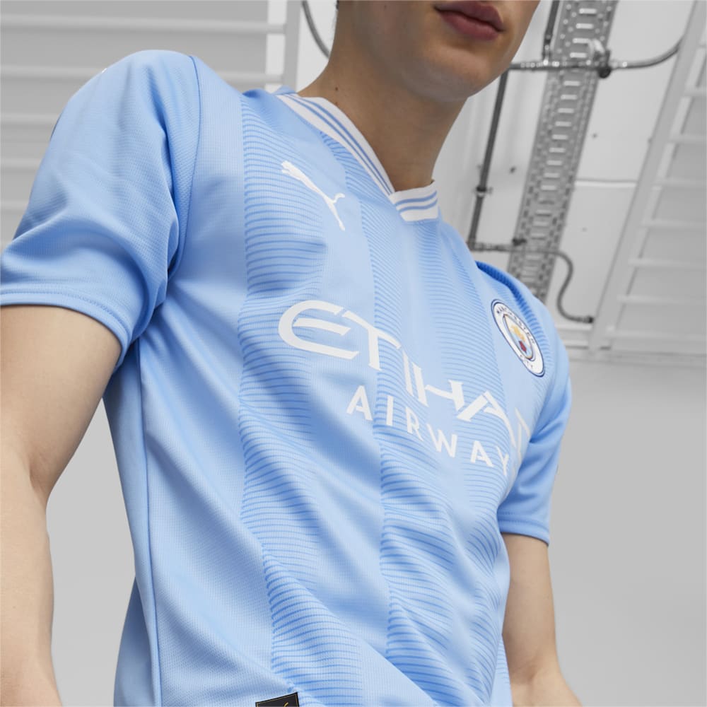 Puma Manchester City 23/24 Replica Home Jersey - Team Light Blue-White