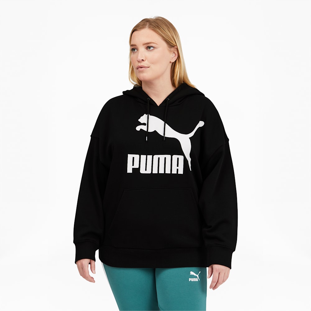 Puma Classics Logo Hoodie PL - Black