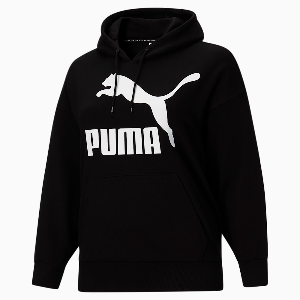 Puma Classics Logo Hoodie PL - Black