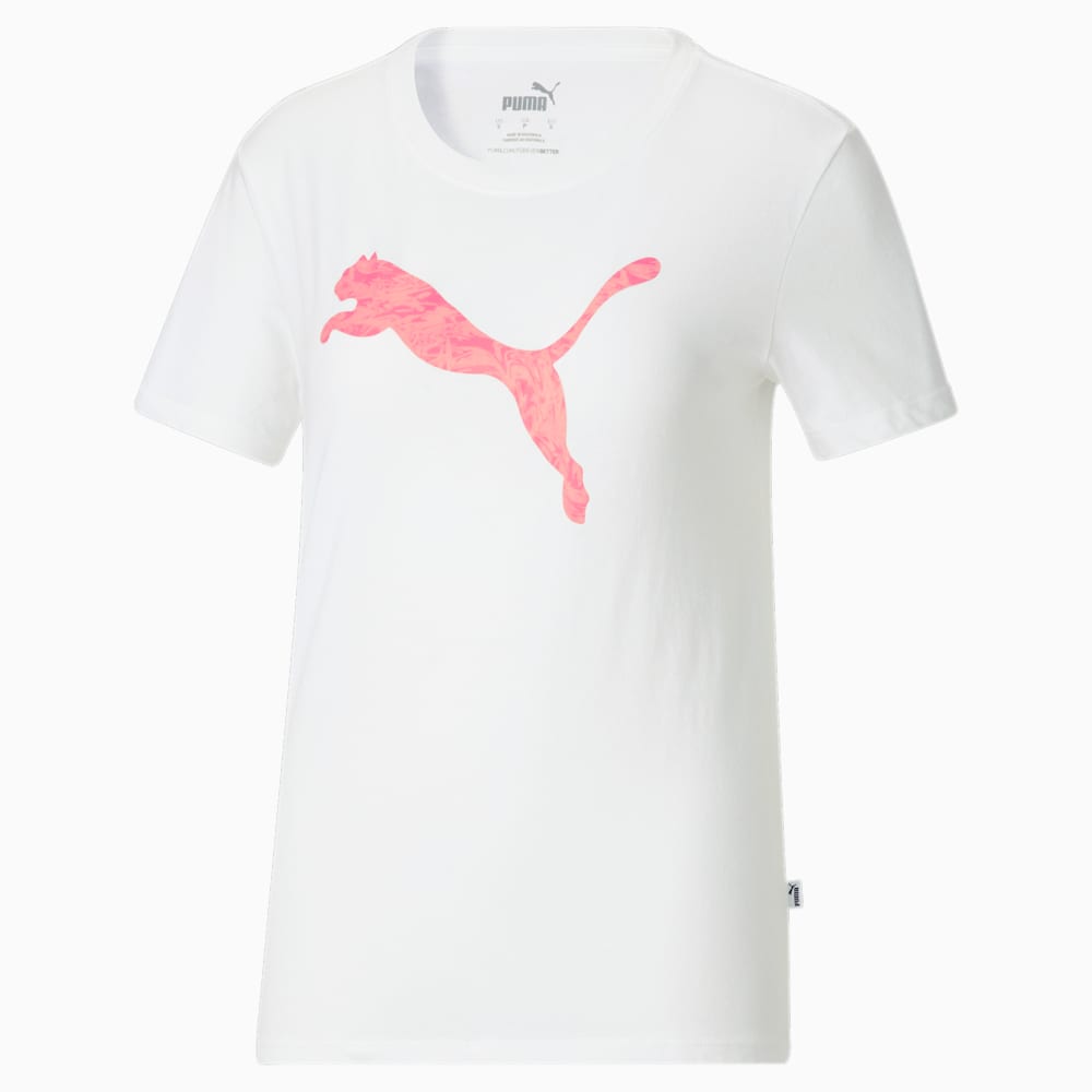 Puma Cat Fill Tee - White