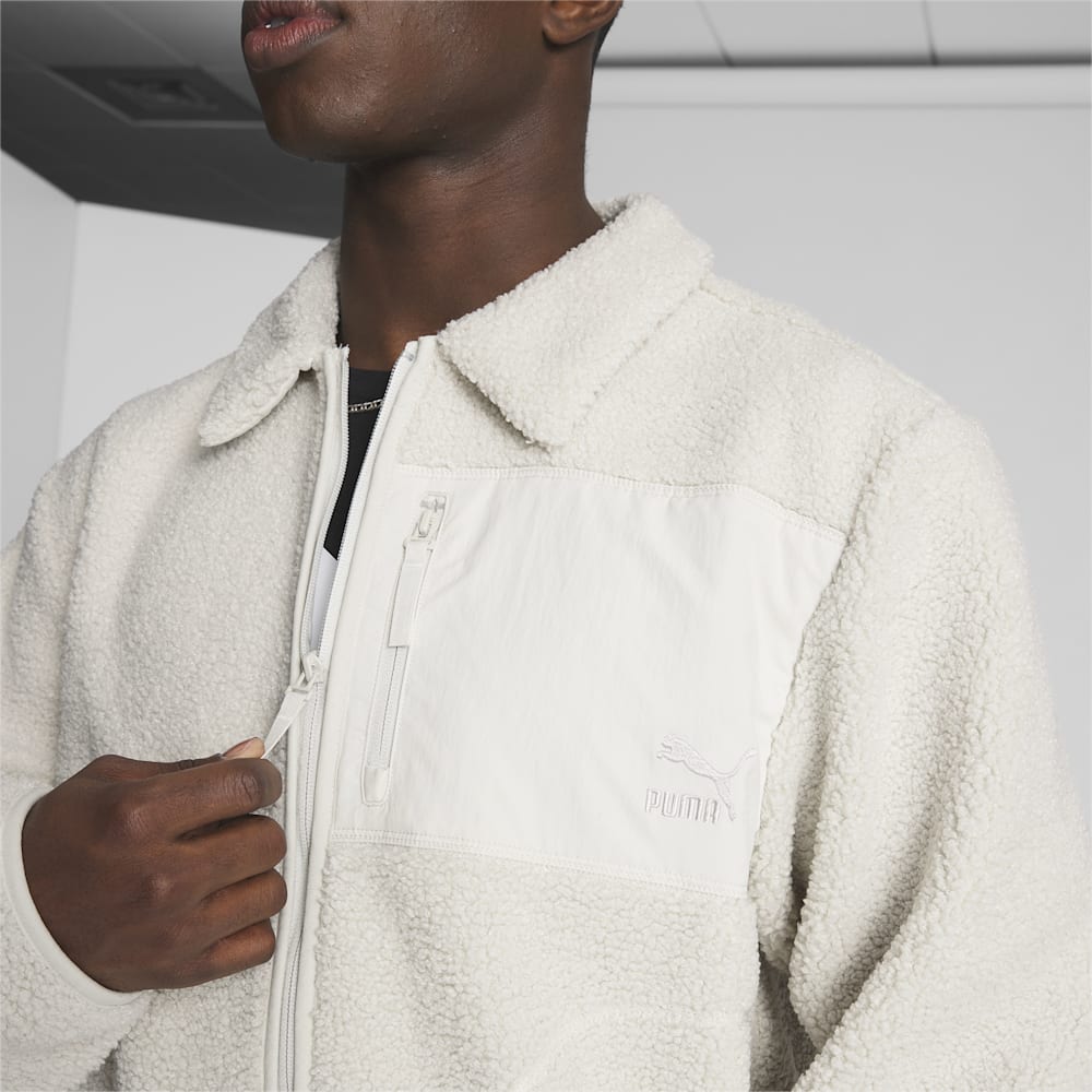 Puma CLASSICS Sherpa Jacket - Sedate Gray