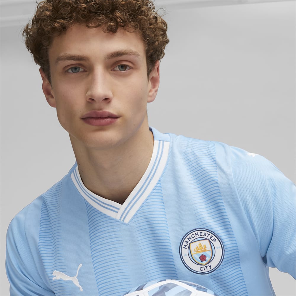 Puma Manchester City 23/24 Replica Home Jersey - Team Light Blue-White