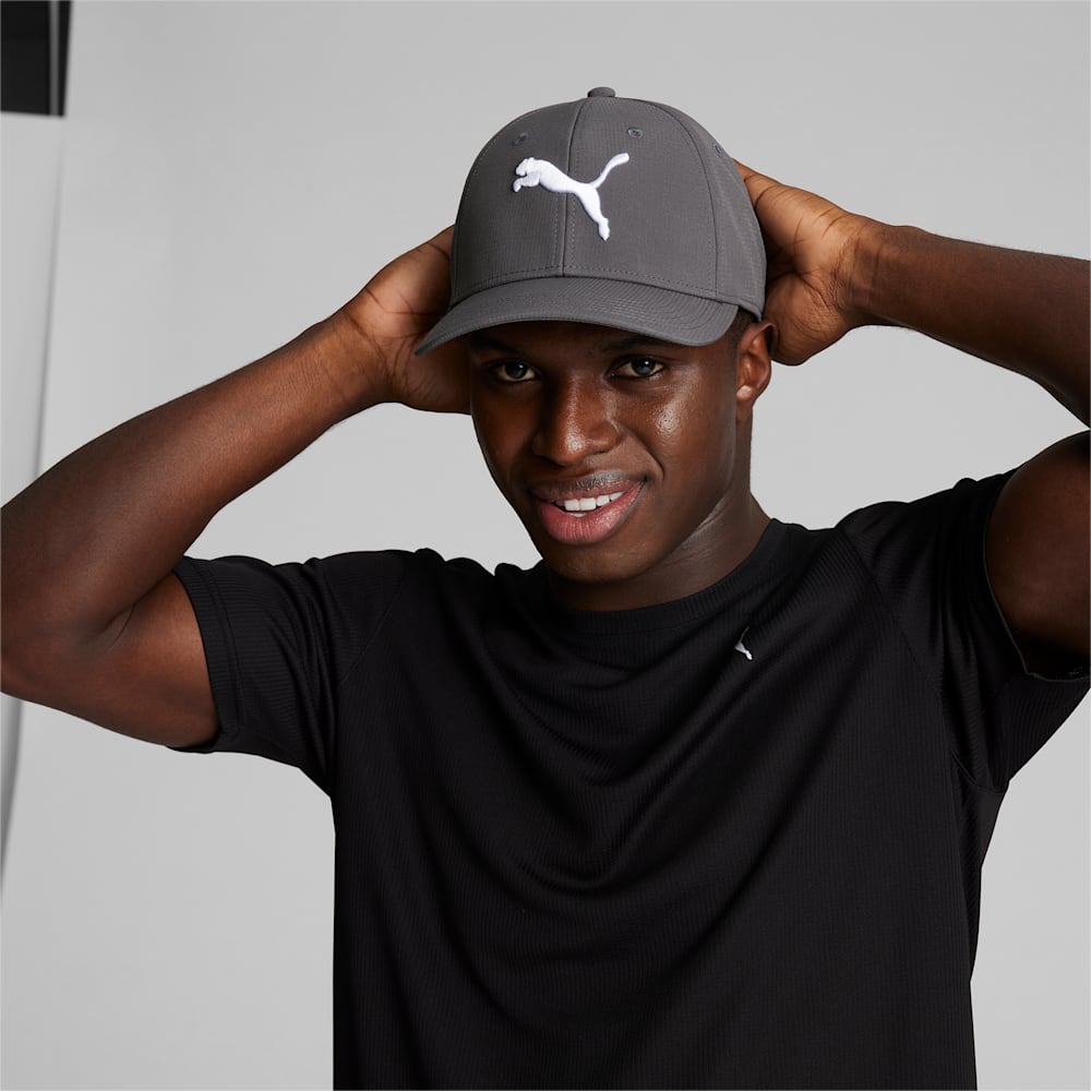 Puma Hemlock Stretch Fit Cap - DARK GREY