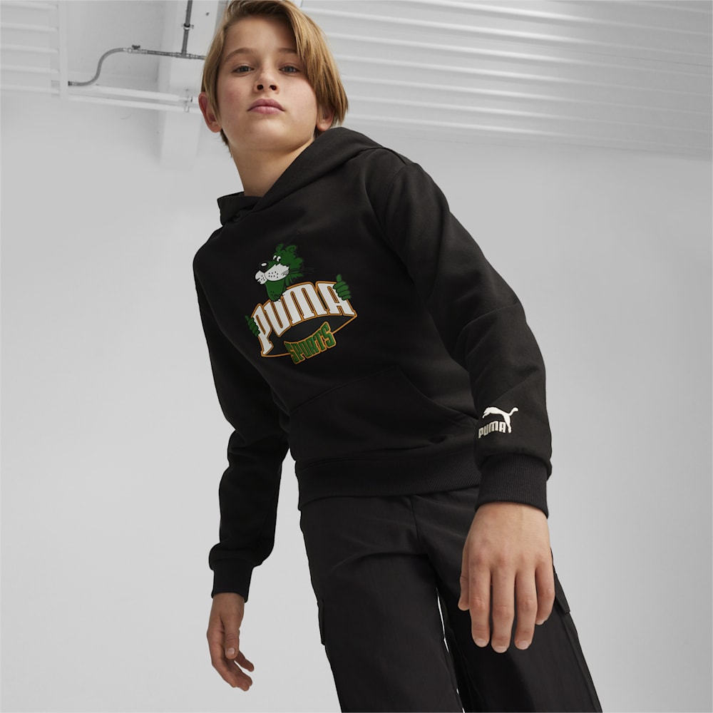 Puma FOR THE FANBASE Big Kids Hoodie - Black