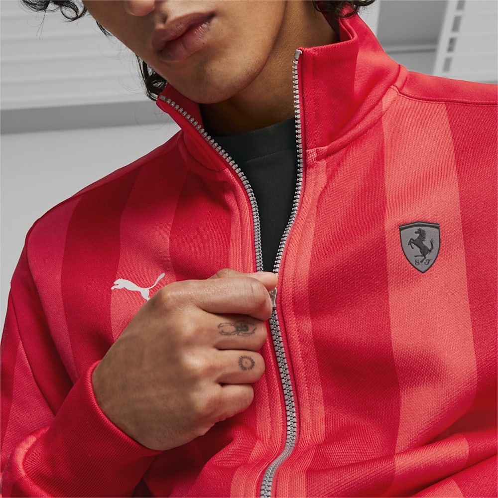 Puma Scuderia Ferrari Style T7 Track Jacket - Rosso Corsa