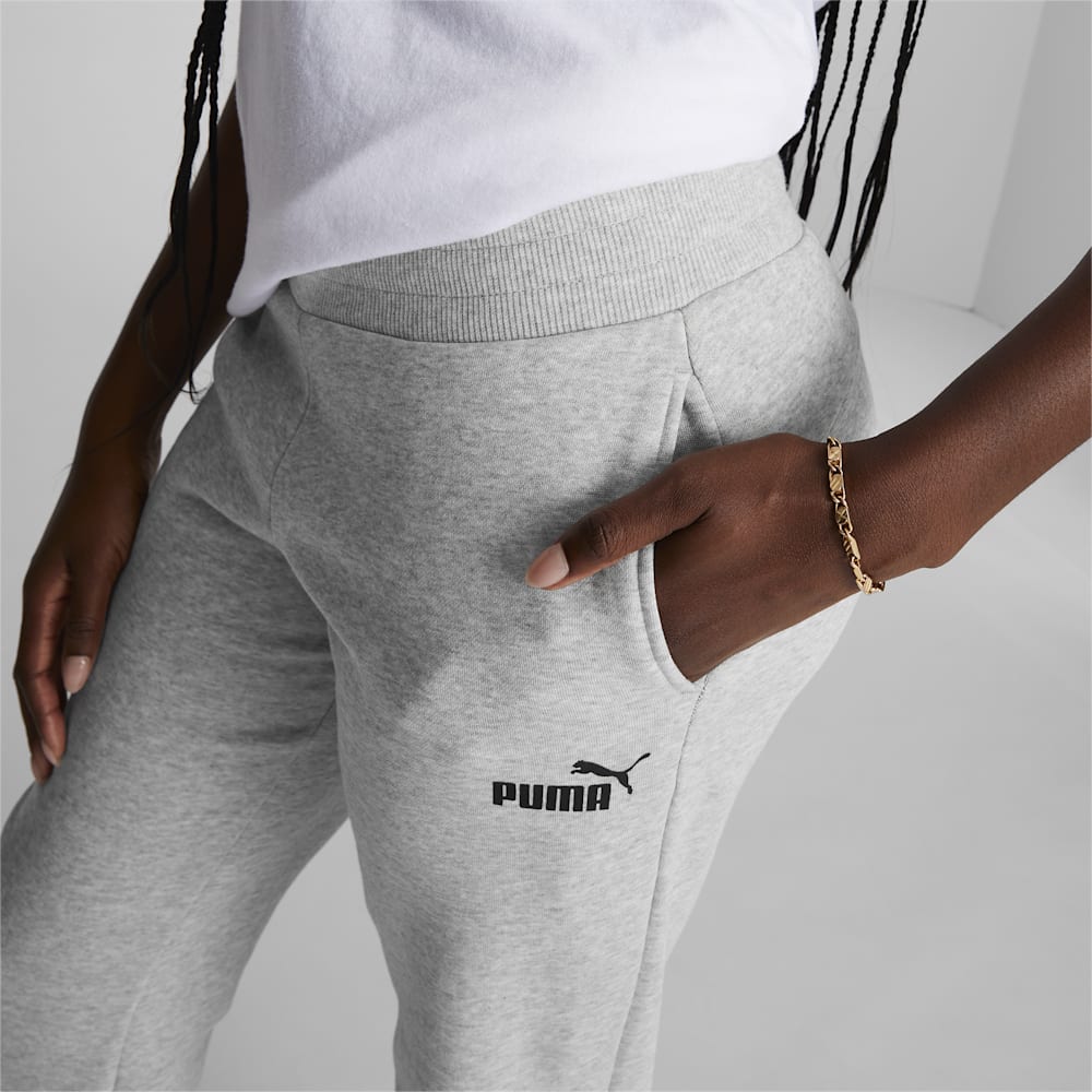 Puma Essentials Sweatpants - Light Gray Heather-Black