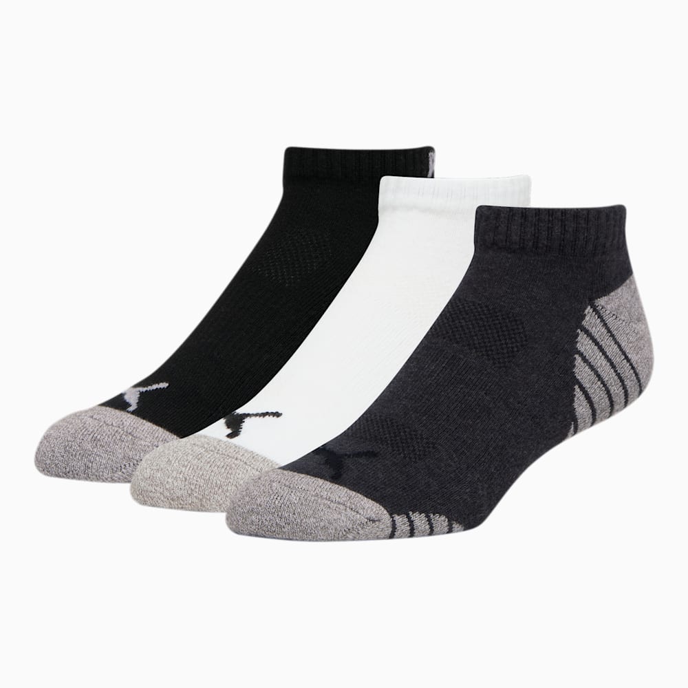 Puma Half-Terry Low Cut Socks (3 Pack) - WHITE / MULTI