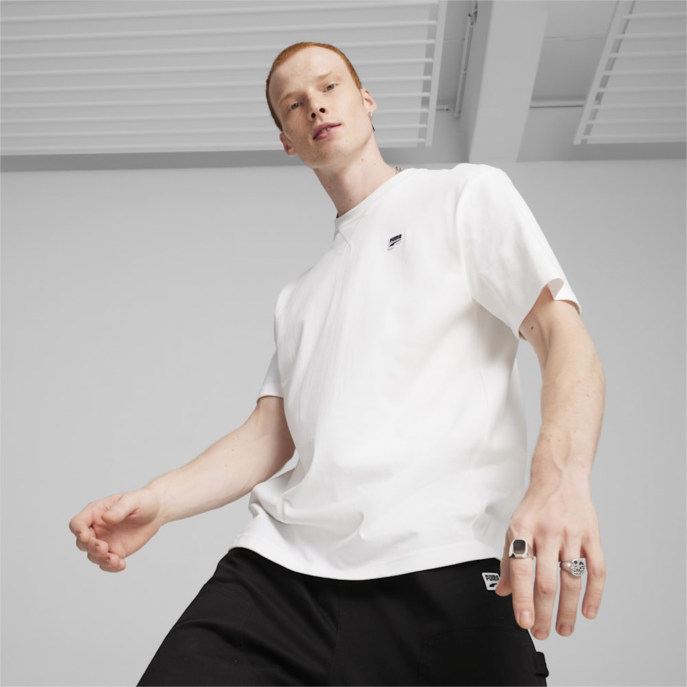 Puma DOWNTOWN Badge Tee - White