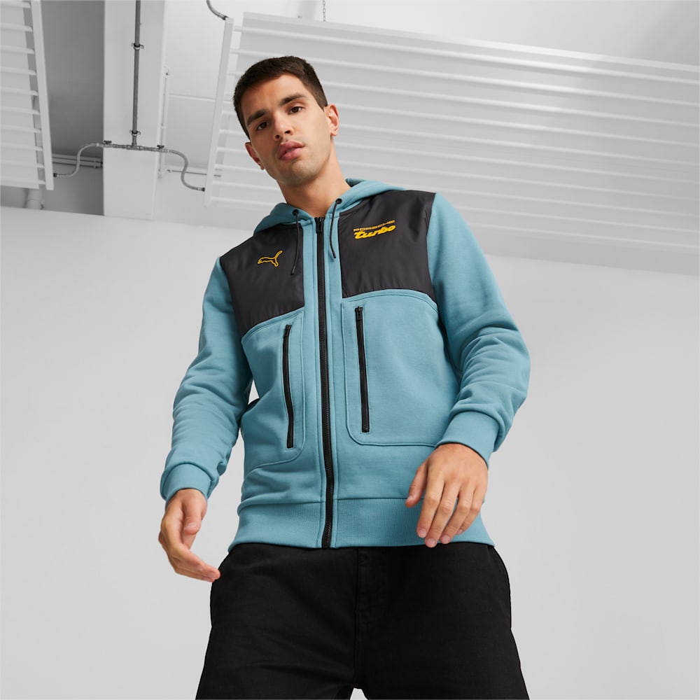 Puma Porsche Legacy Hooded Sweat Jacket - Bold Blue