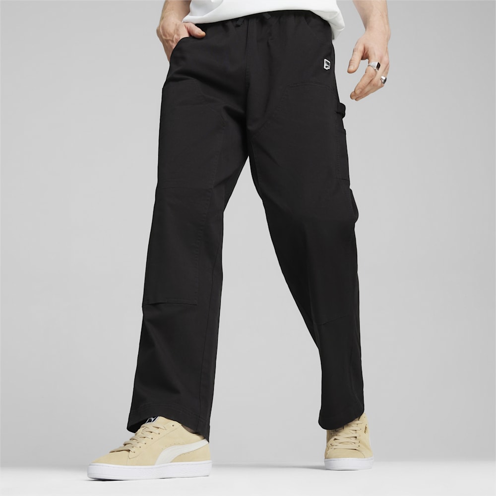 Puma DOWNTOWN Double Knee Pants - Black