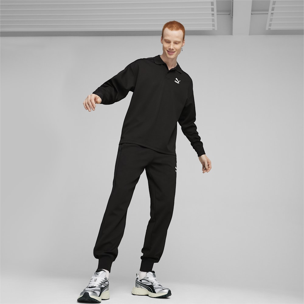 Puma T7 Polo Sweatshirt - Black