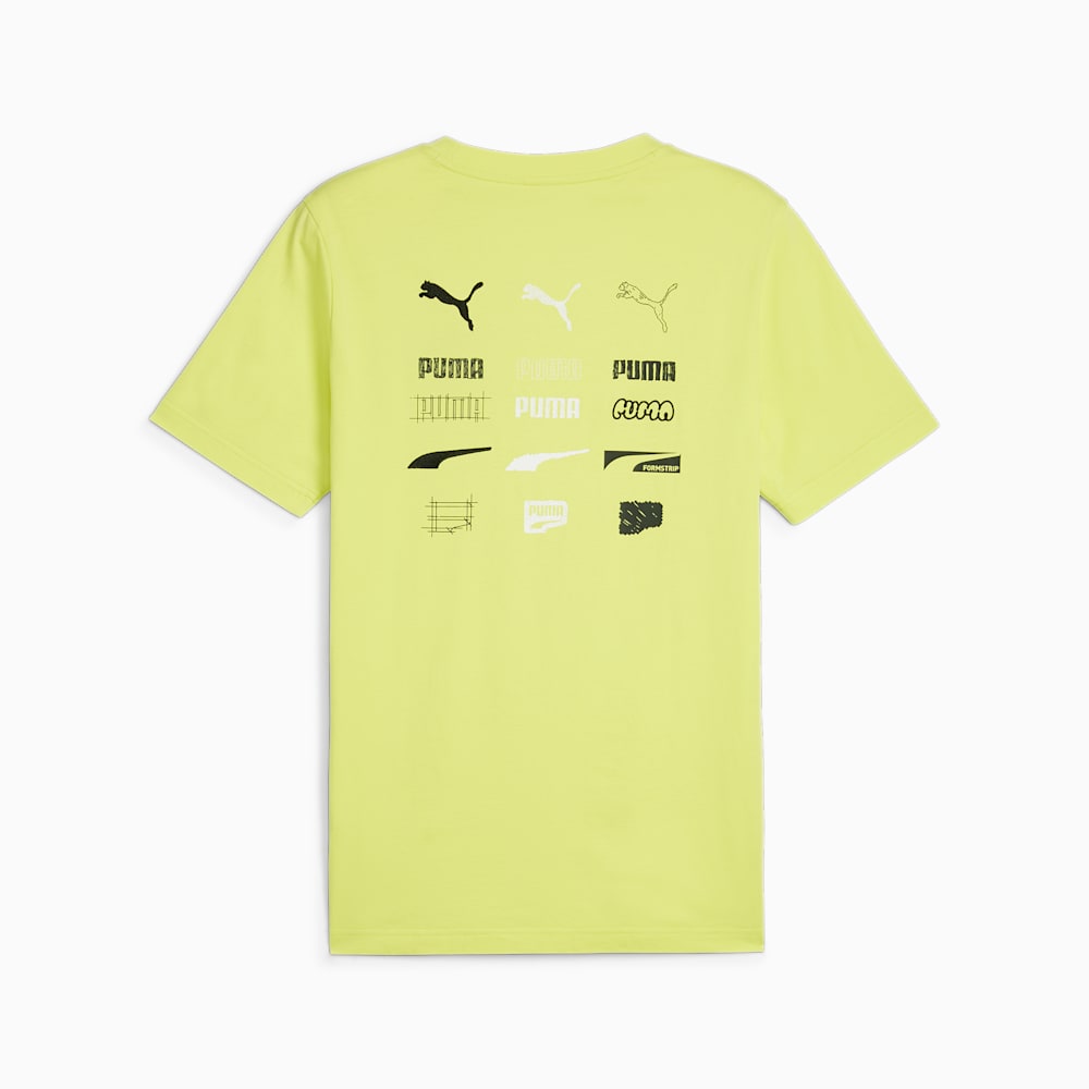 Puma BRAND LOVE Graphic Tee - Lime Sheen