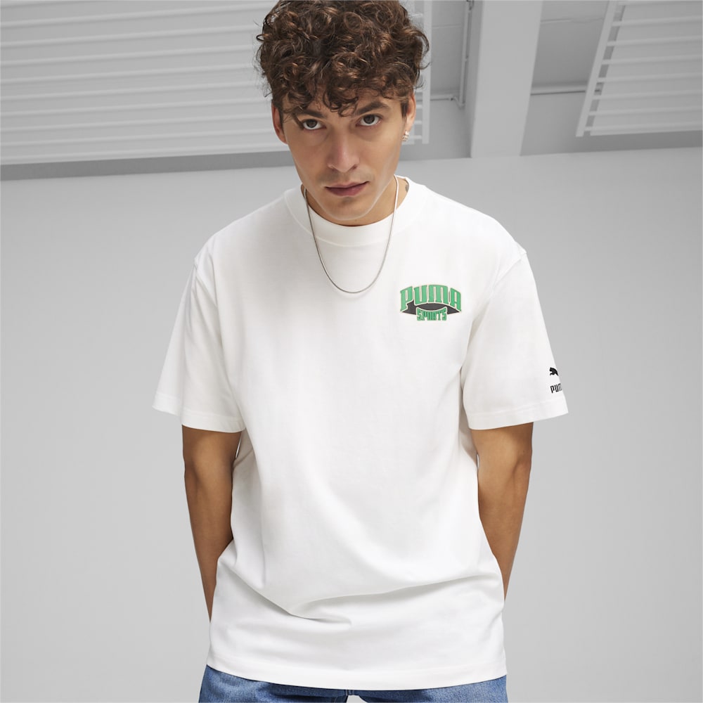 Puma For the Fanbase PUMA TEAM Graphic Tee - White