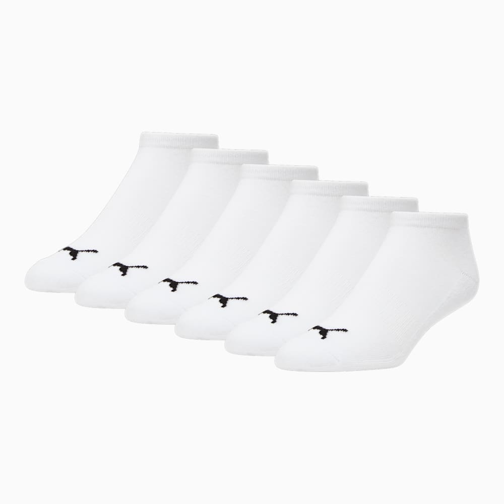 Puma Half-Terry Low Cut Socks (6 Pack) - WHITE / BLACK