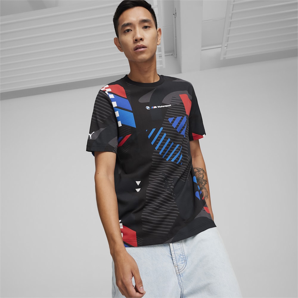 Puma BMW M Motorsport AOP Motorsports Tee - Black-AOP