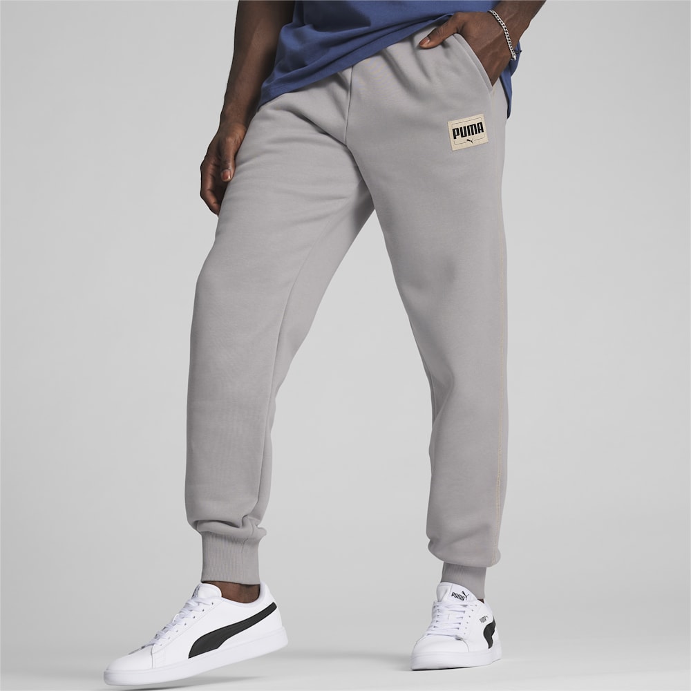 Puma Full Length Sweatpants - Concrete Gray