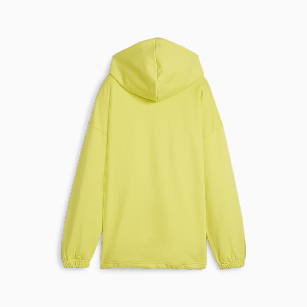 Puma DARE TO Oversized Hoodie - Lime Sheen