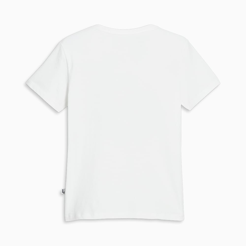 Puma ESS+ Graphic Tee - White-Malachite