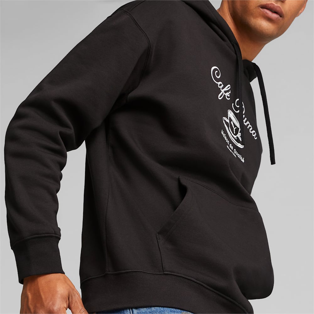 Puma CLASSICS CAFE PUMA Hoodie - Black