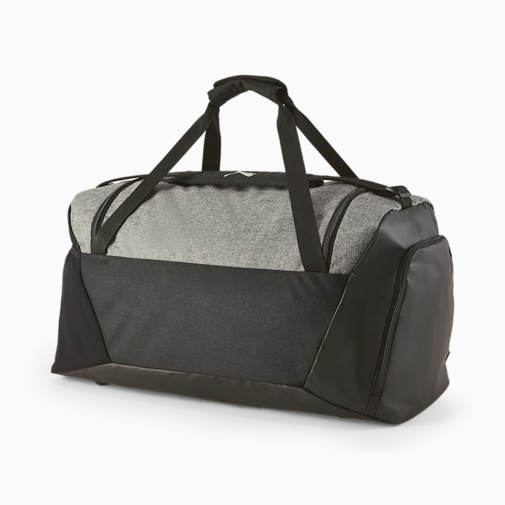 Puma teamFINAL Medium Soccer Team Bag - Black-Medium Gray Heather