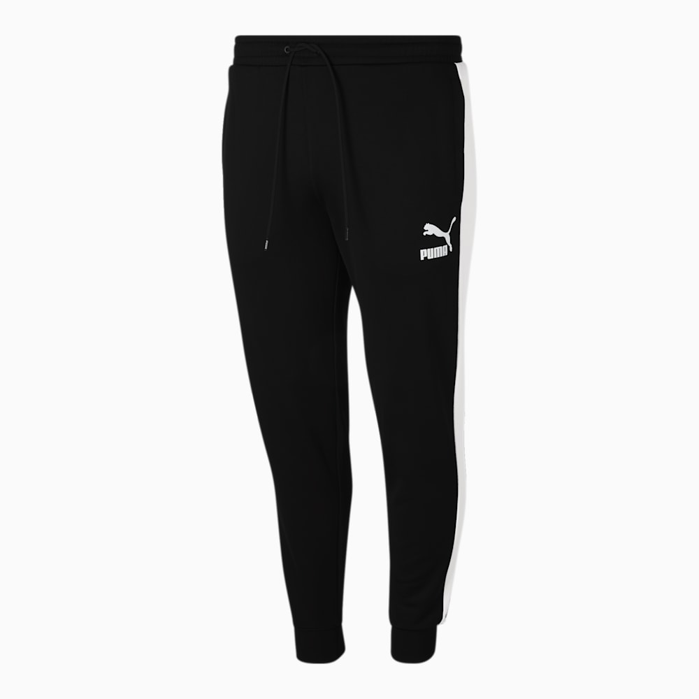 Puma Iconic T7 Track Pants Big And Tall - Black-White