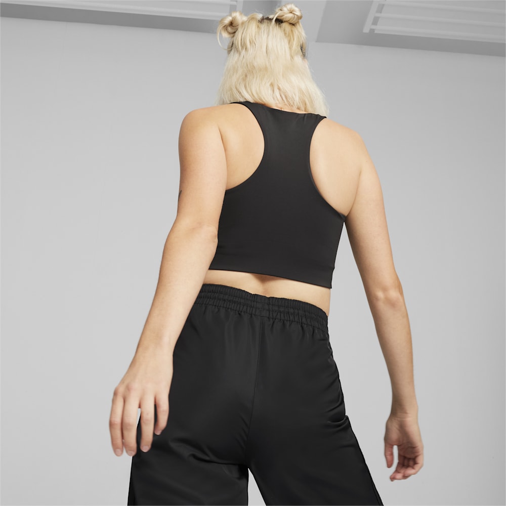 Puma T7 Crop Top - Black