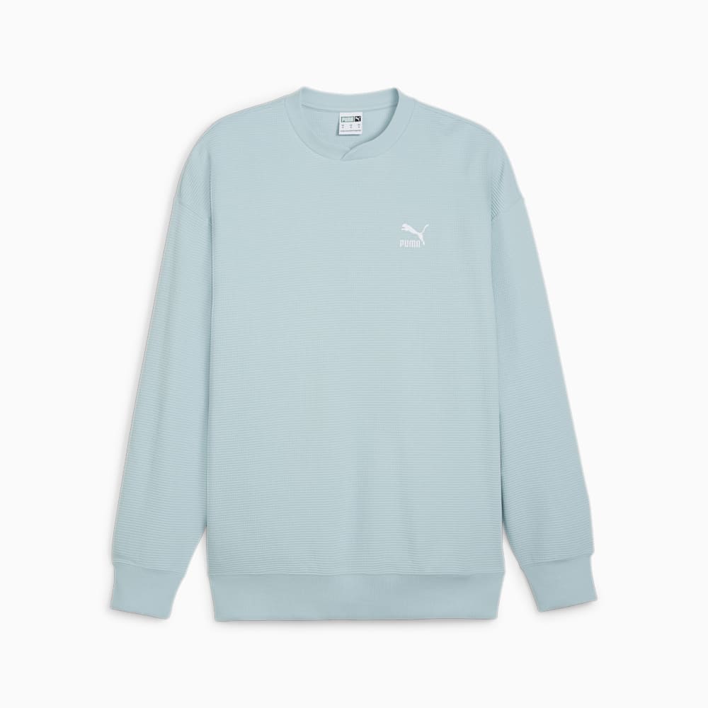 Puma CLASSICS Waffle Sweatshirt - Turquoise Surf