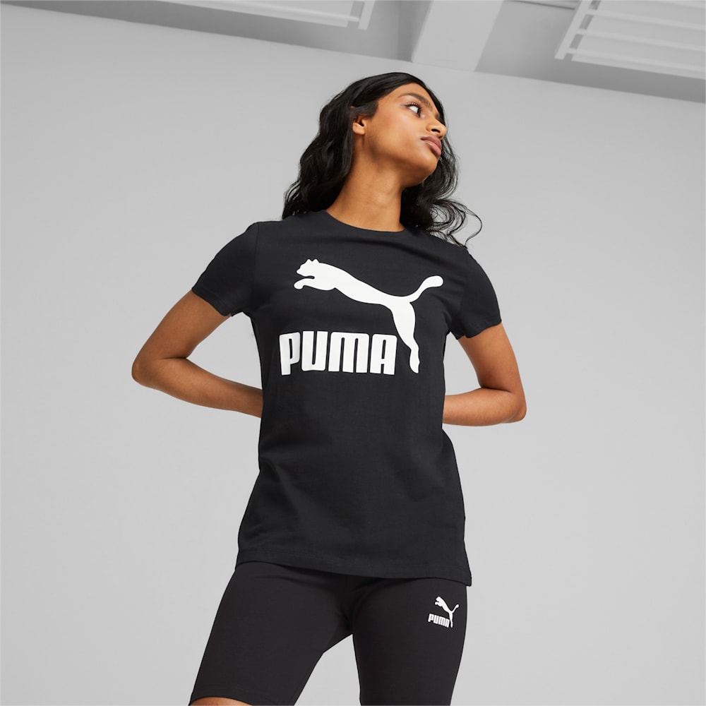 Puma Classics Logo Tee - Black