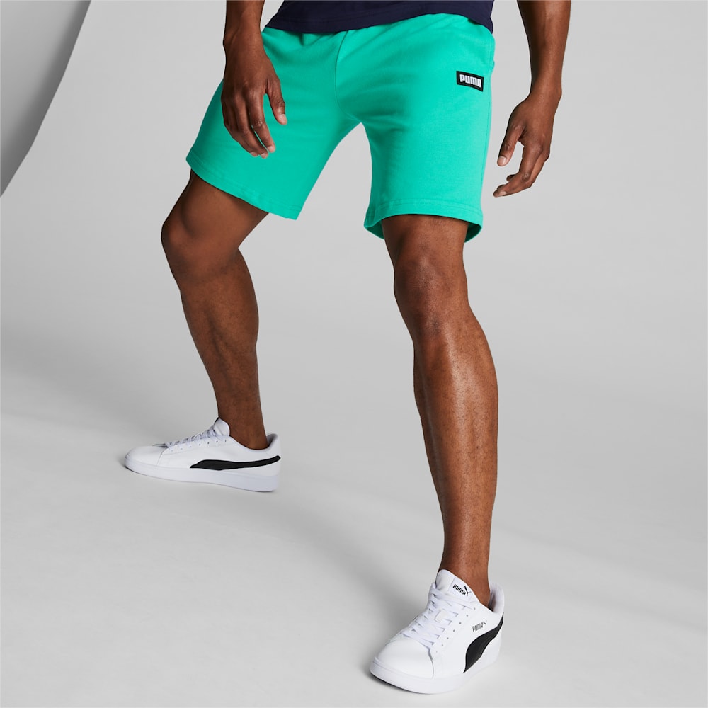 Puma Logo Shorts - AQUA GREEN