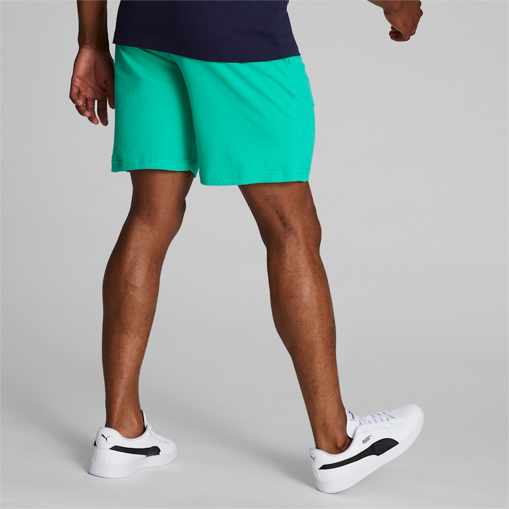 Puma Logo Shorts - AQUA GREEN