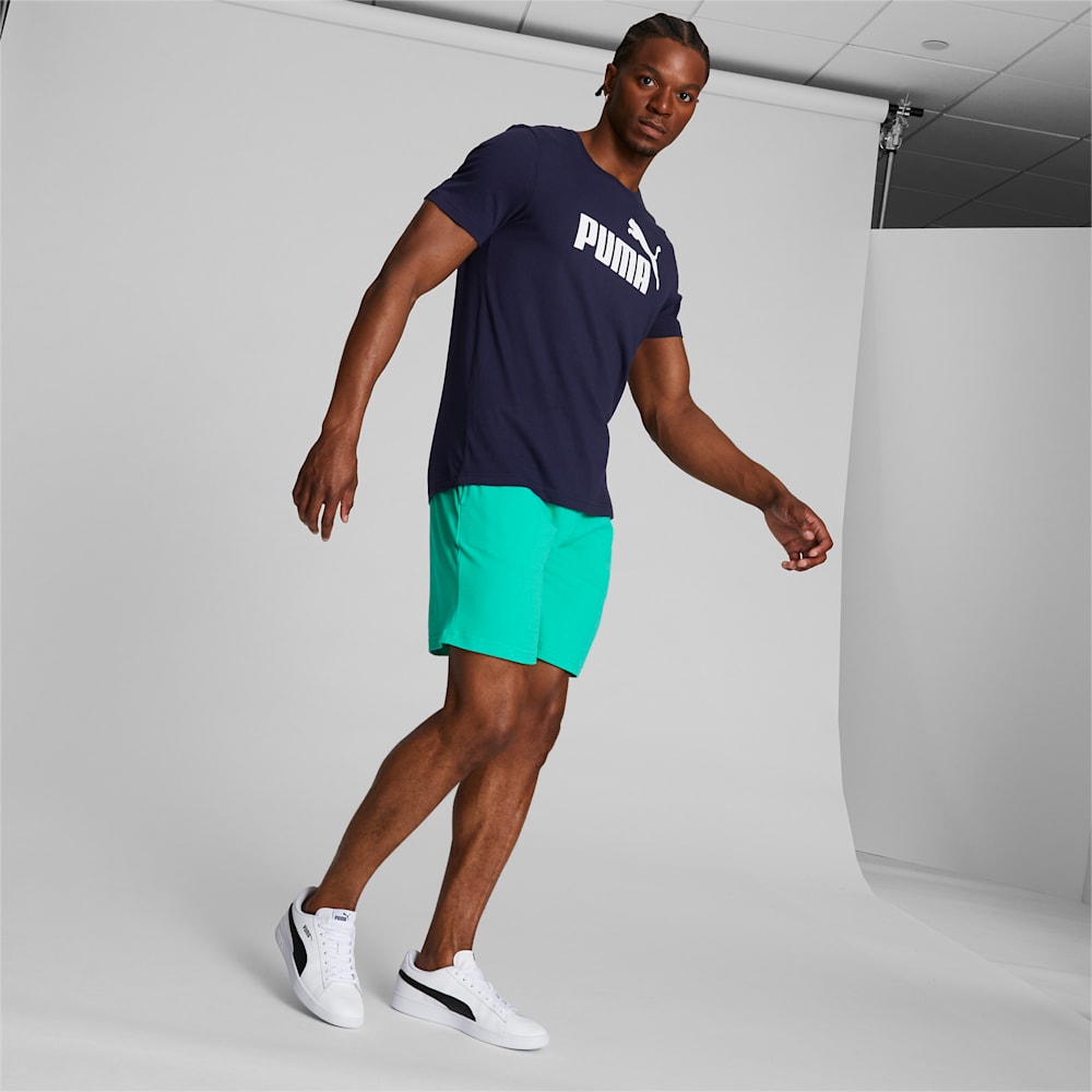 Puma Logo Shorts - AQUA GREEN