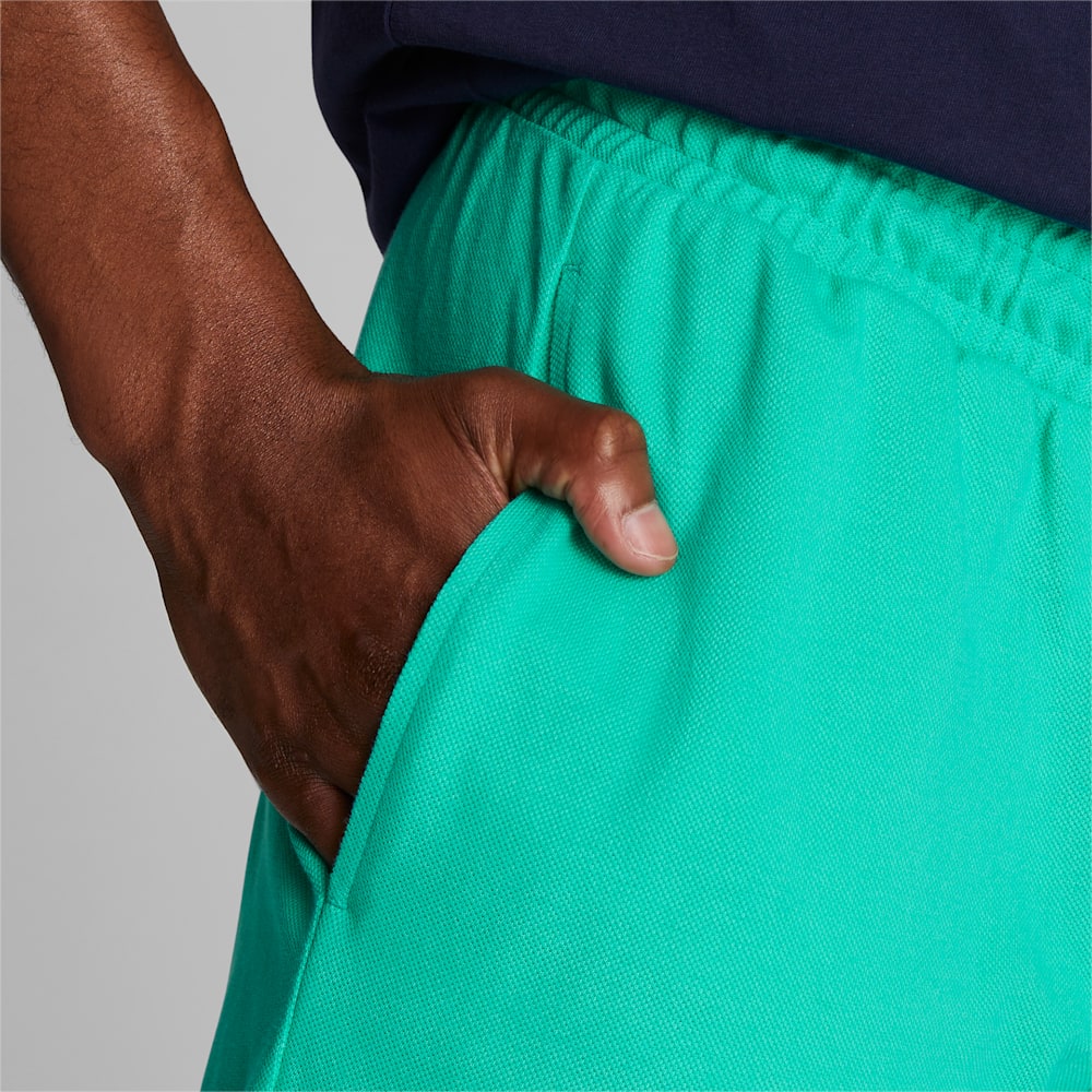 Puma Logo Shorts - AQUA GREEN