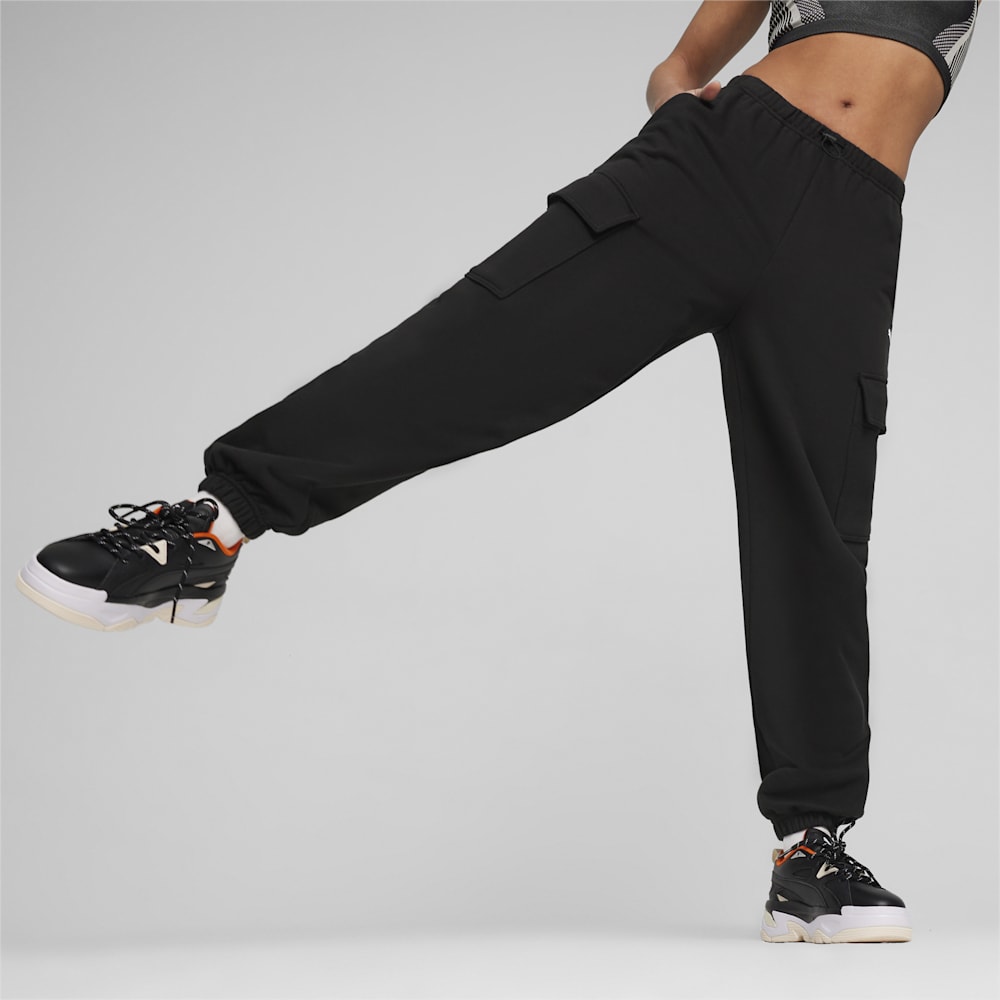 Puma DARE TO Relaxed Sweatpants - Black