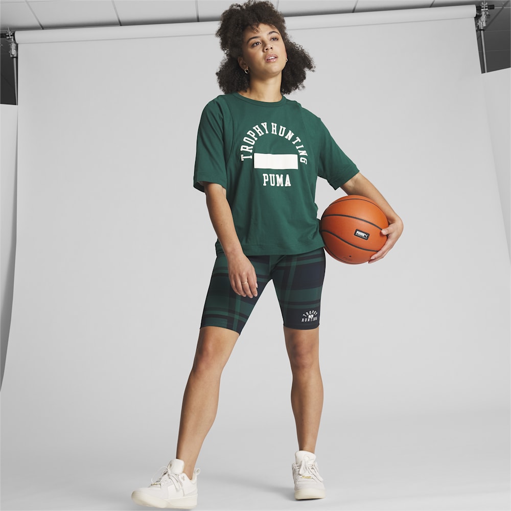 Puma x TROPHY HUNTING Basketball Biker Shorts - Malachite-AOP