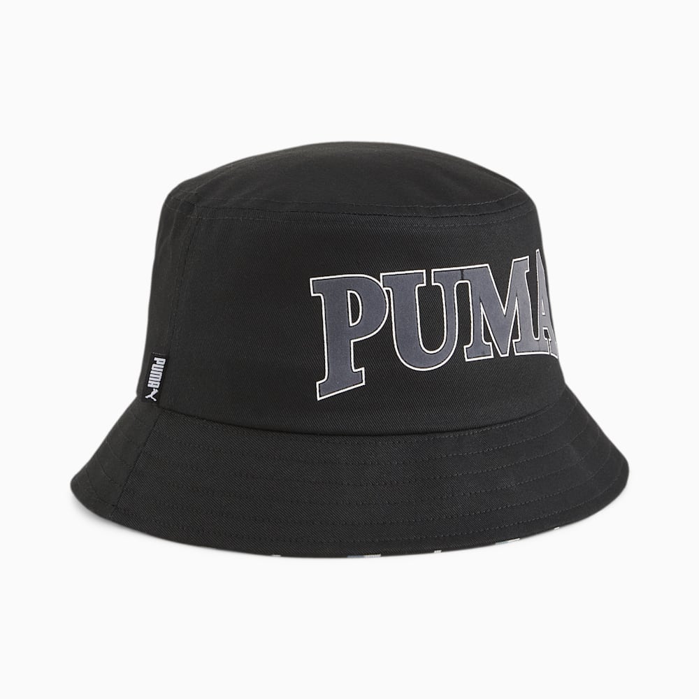 Puma ESS Elevated Bucket Hat - Black-AOP