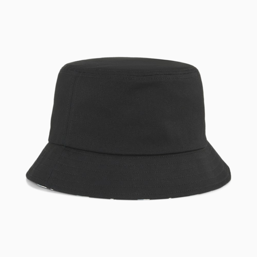 Puma ESS Elevated Bucket Hat - Black-AOP