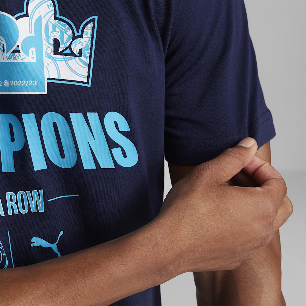 Puma Manchester City 22/23 League Champions Tee - Navy